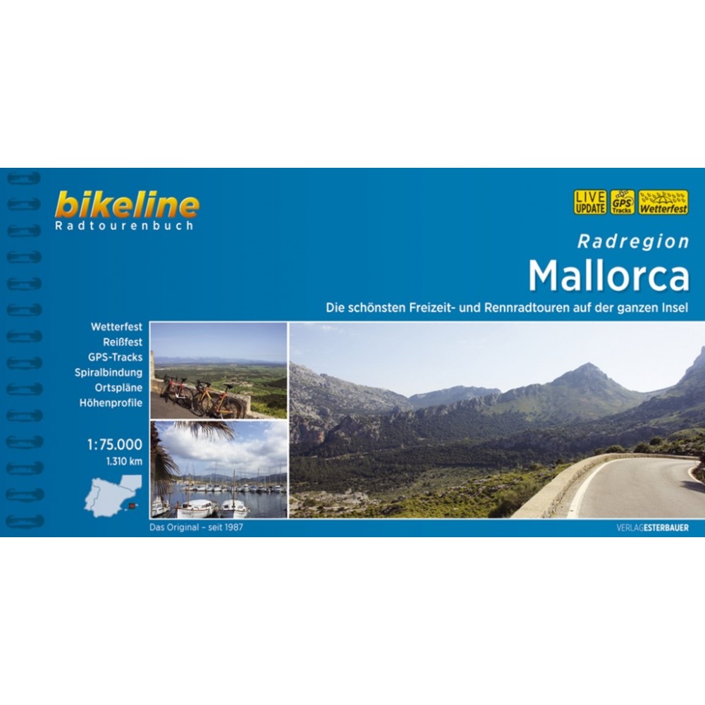 Mallorca cykelkarta Bikeline